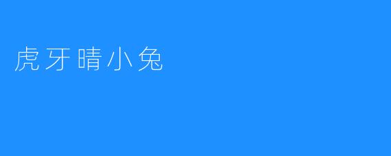 虎牙晴小兔